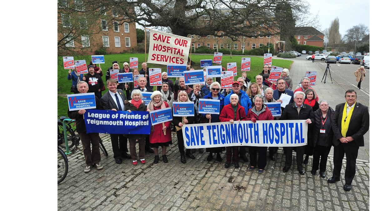Fight will go on say Teignmouth Hospital campaigners teignmouthtoday
